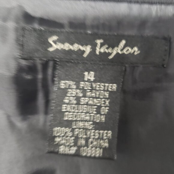 Black Embroidered Boho Skirt A-Line Retro Hippie Festival 14 - Picture 8 of 10